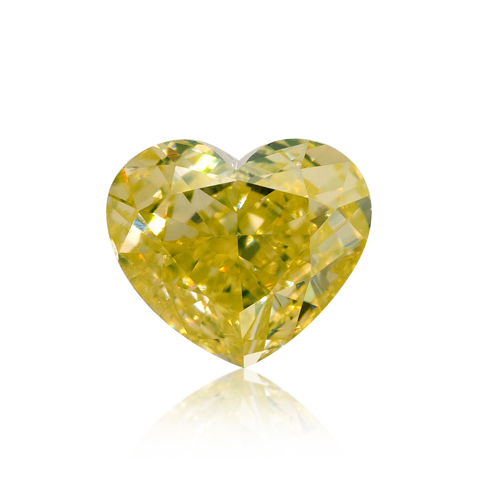 Diament 0.38 ct Fancy Yellow/VS1