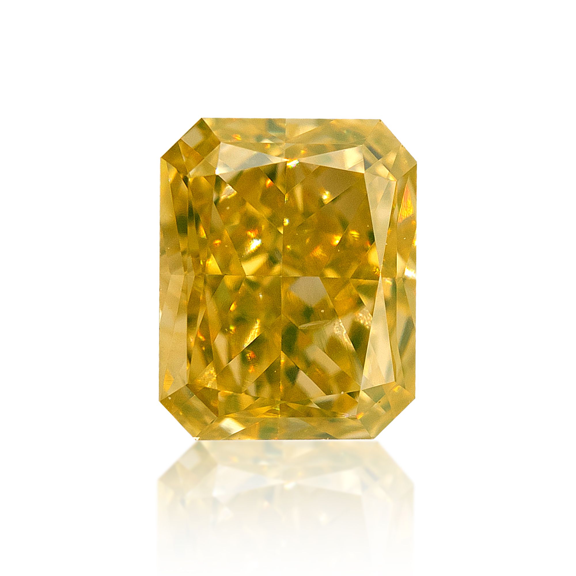 Diament 0.4 ct Fancy Intense Yellow/SI1