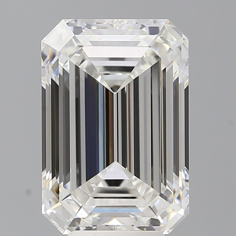 6.60 ct. emerald Lab Grown Diamond front image