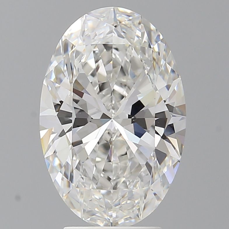 4.10 ct. oval Lab Grown Diamond front image