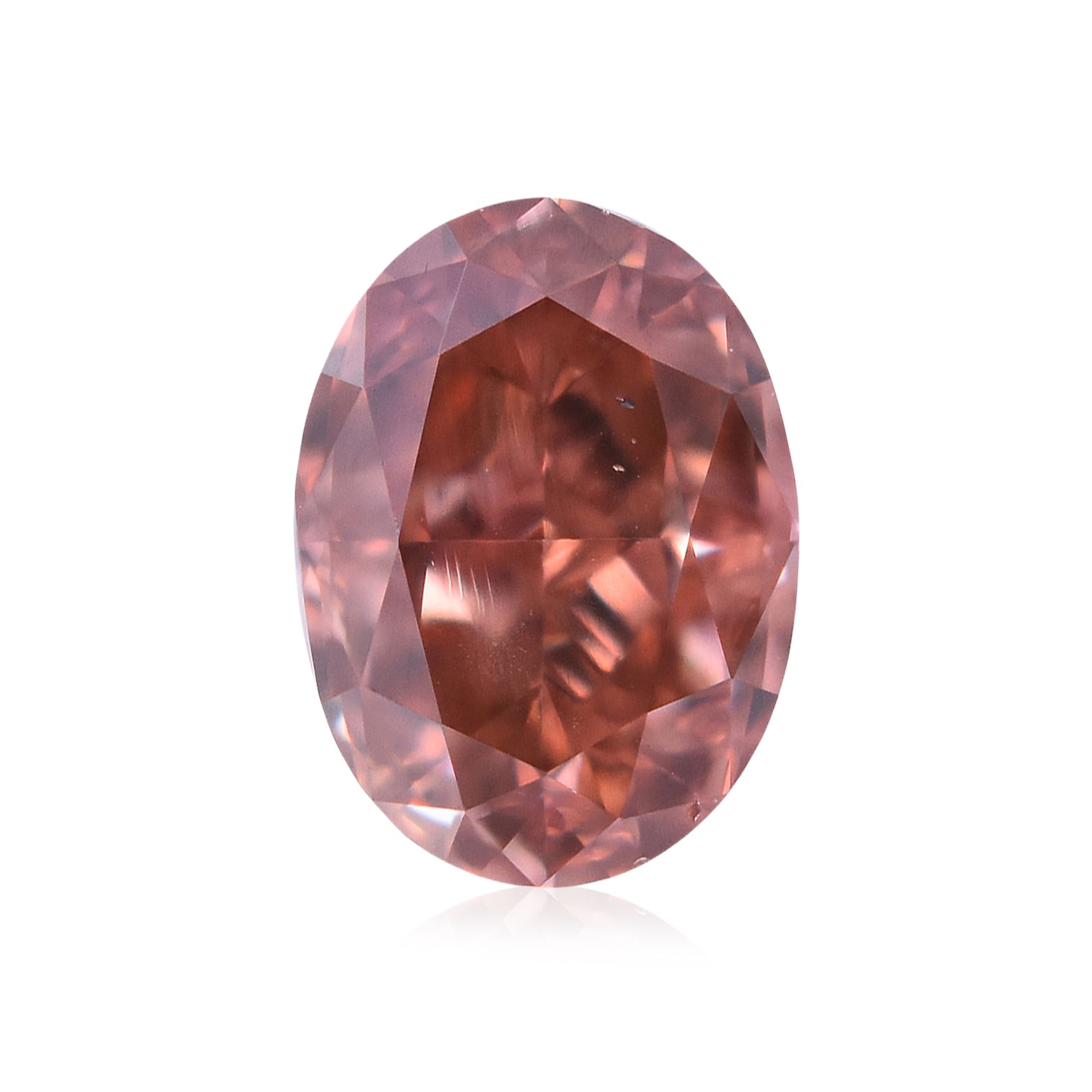 Diament 0.26 ct Fancy Deep Orangey Pink/SI1