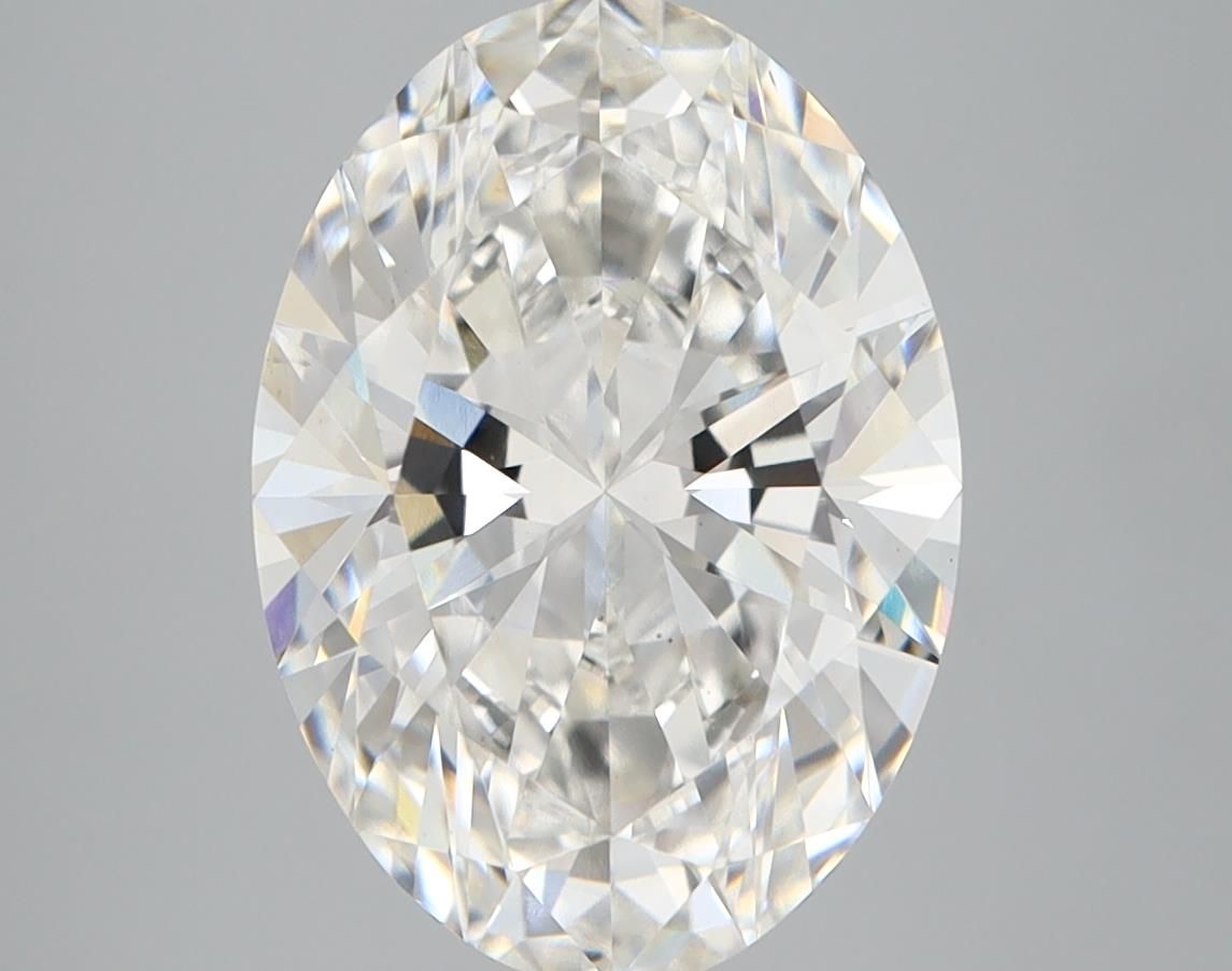 4.08 ct. oval Lab Grown Diamond front image