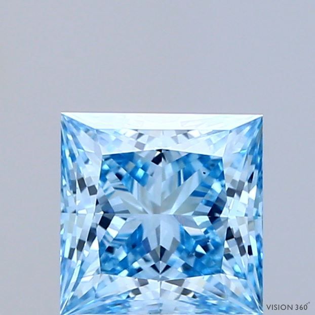 1.42 CT Fancy Vivid Blue PRINCESS