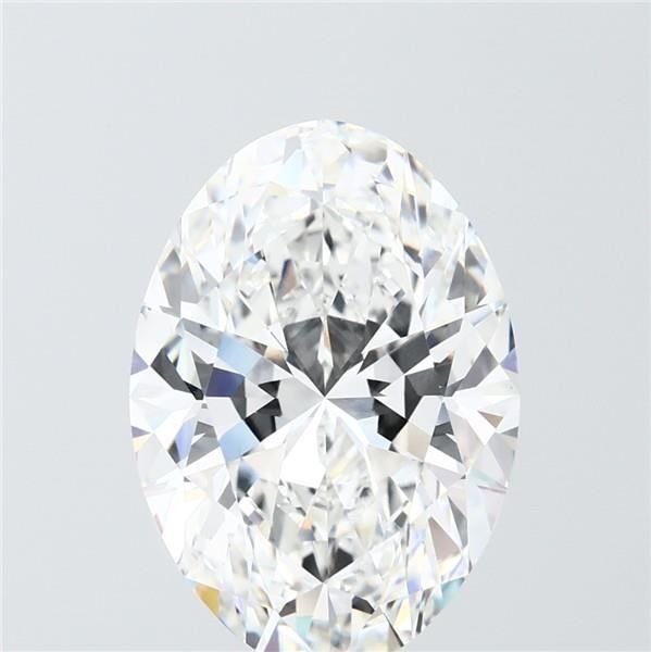 6.02 ct. oval Lab Grown Diamond front image