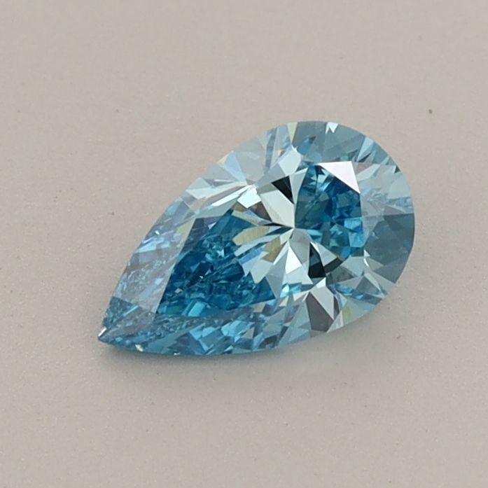 0.46 CT Fancy Vivid Blue PEAR