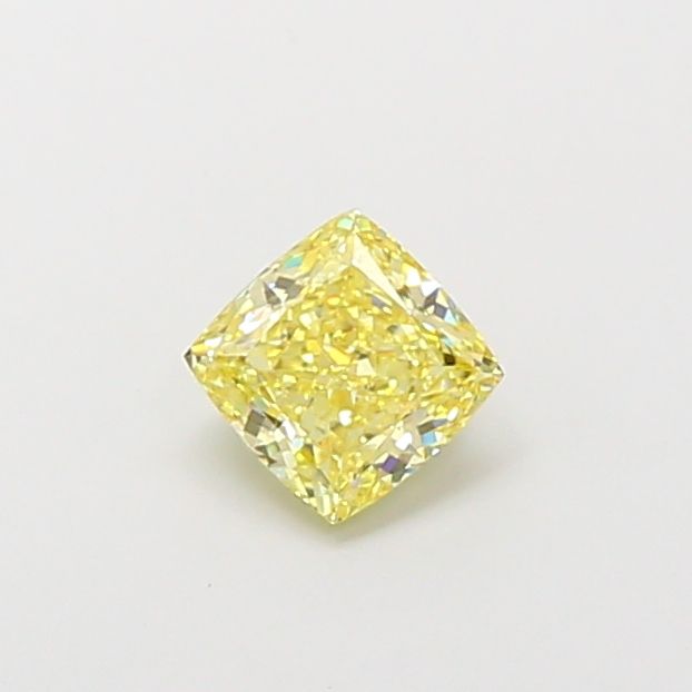 1.26 CT Fancy Intense Yellow CUSHION MODIFIED