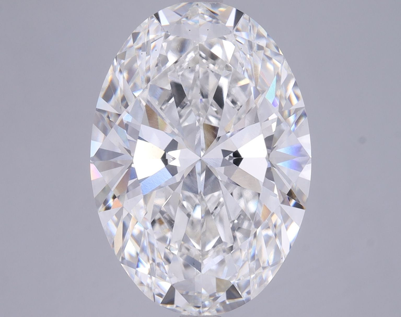 6.73 ct. oval Lab Grown Diamond front image