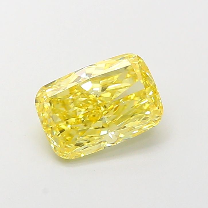 1.55 CT Fancy Intense Yellow CUSHION MODIFIED
