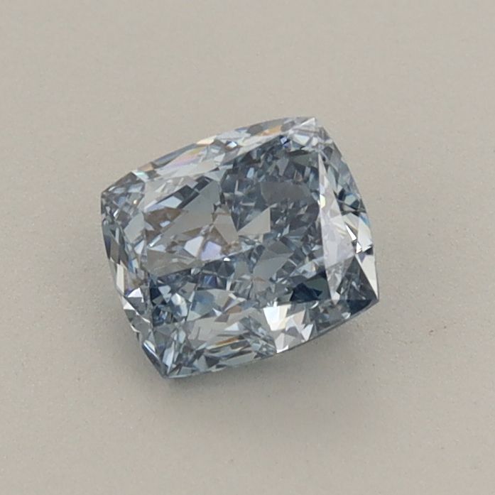 0.61 CT Fancy Vivid Blue CUSHION MODIFIED