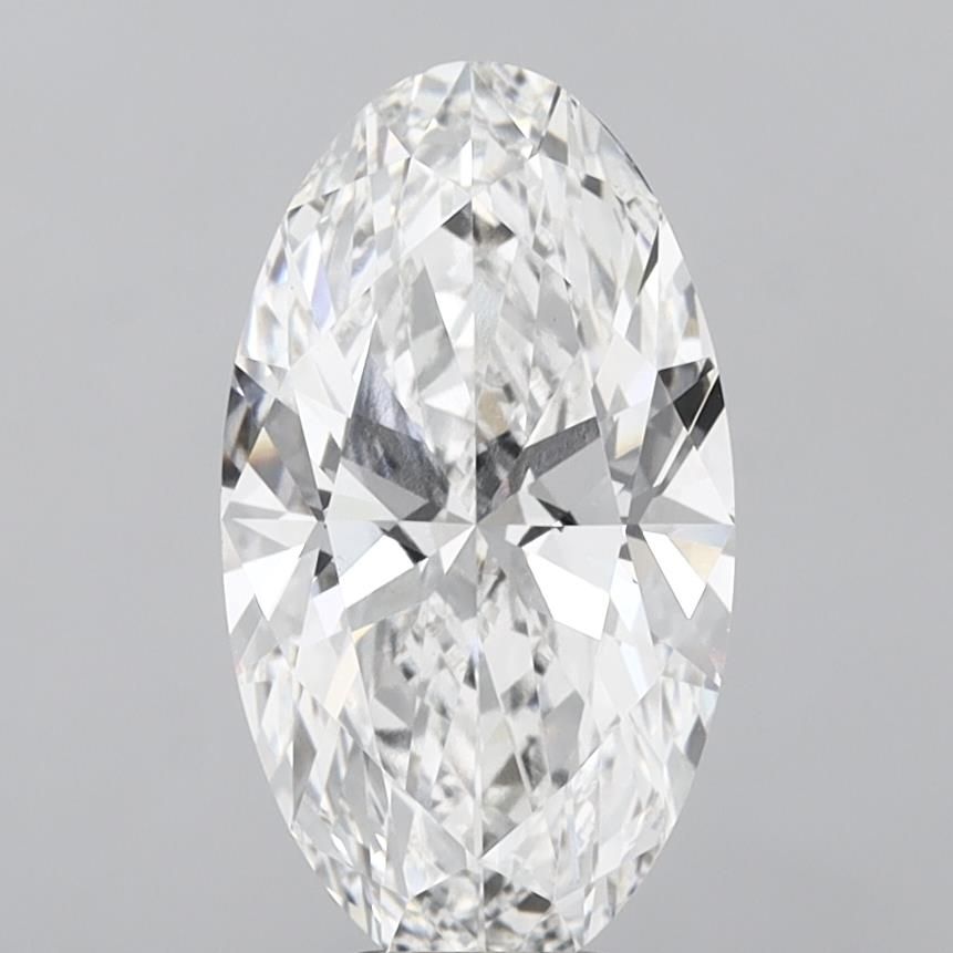 6.05 ct. oval Lab Grown Diamond front image