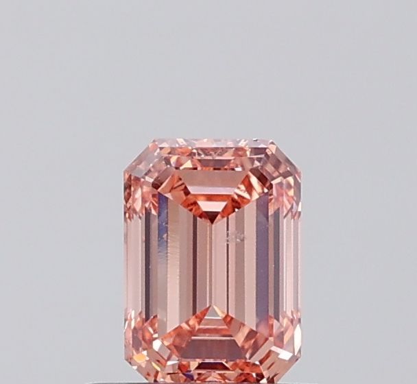 0.7 CT Fancy Intense Brownish Orange EMERALD