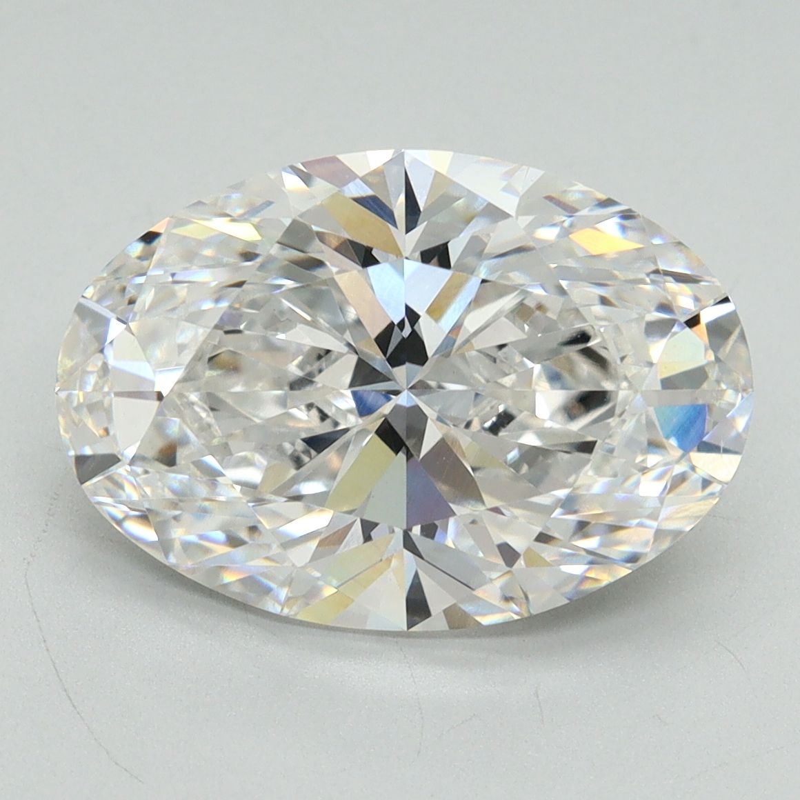 5.18 ct. oval Lab Grown Diamond front image