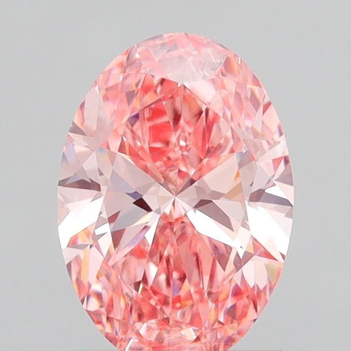 1.46 CT Fancy Vivid Pink OVAL