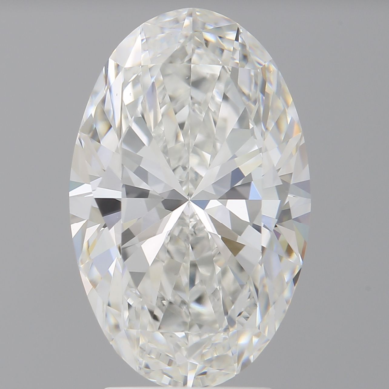4.08 ct. oval Lab Grown Diamond front image
