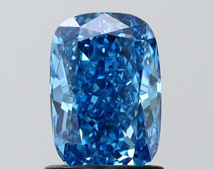 1.3 CT Fancy Vivid Blue CUSHION MODIFIED