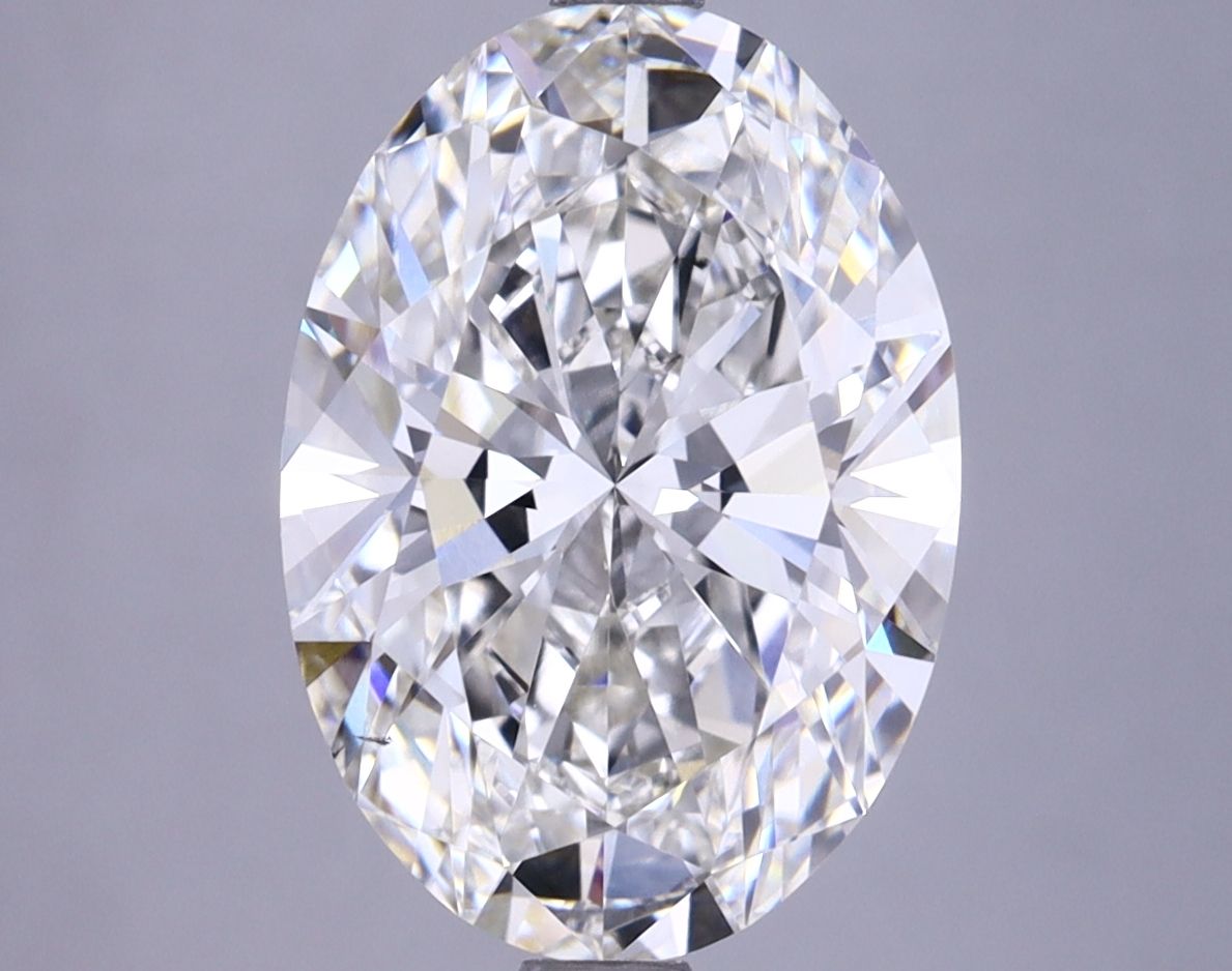 3.84 ct. oval Lab Grown Diamond front image