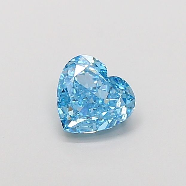 1.04 CT Fancy Vivid Blue HEART
