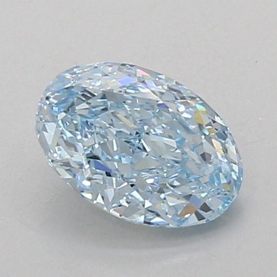1.07 CT Fancy Vivid Blue OVAL