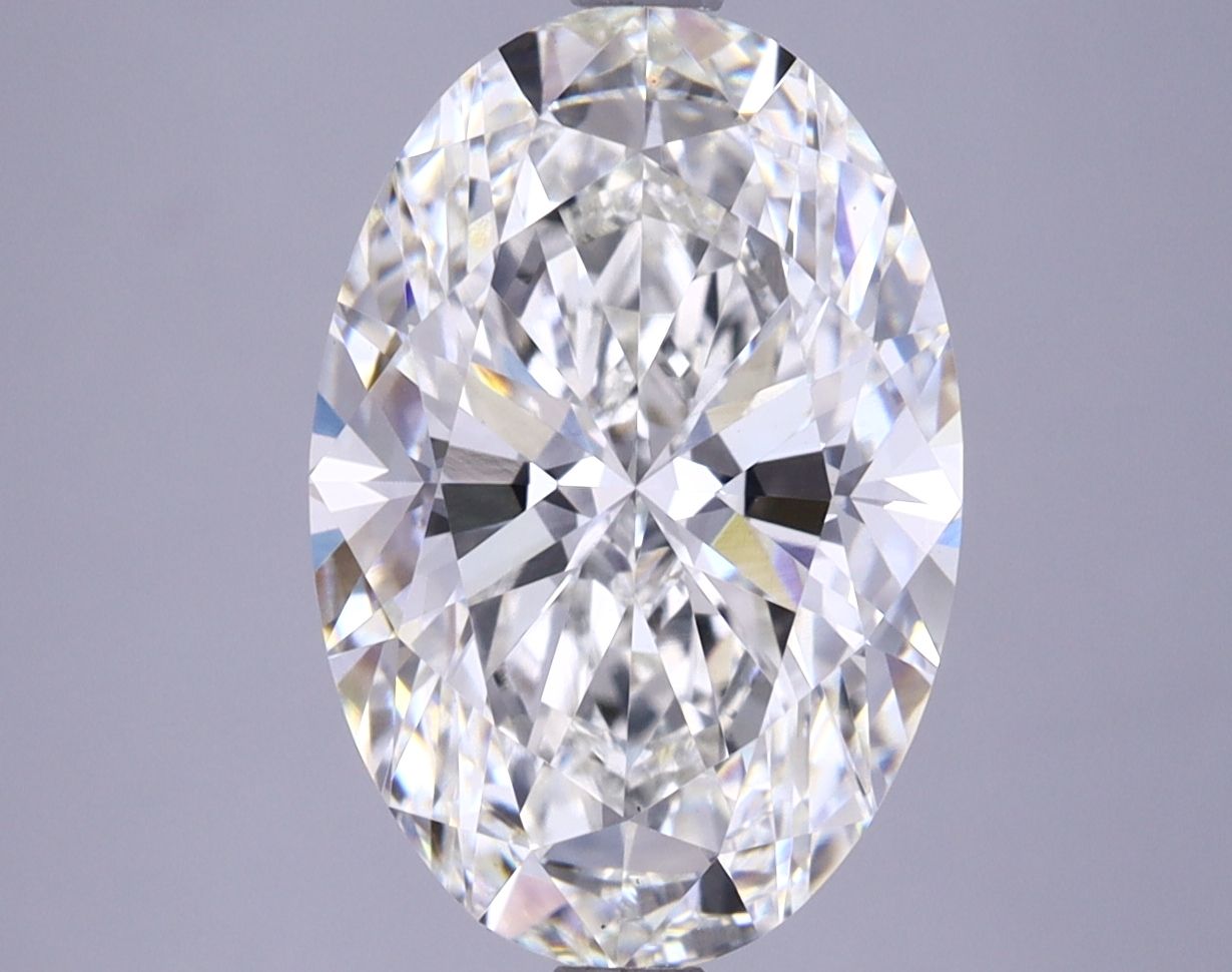 4.25 ct. oval Lab Grown Diamond front image