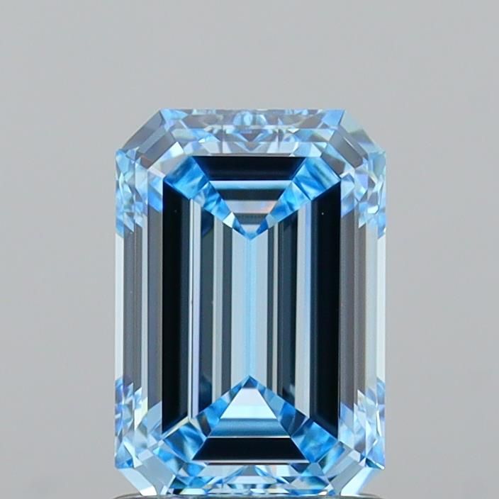1.54 CT Fancy Vivid Blue EMERALD