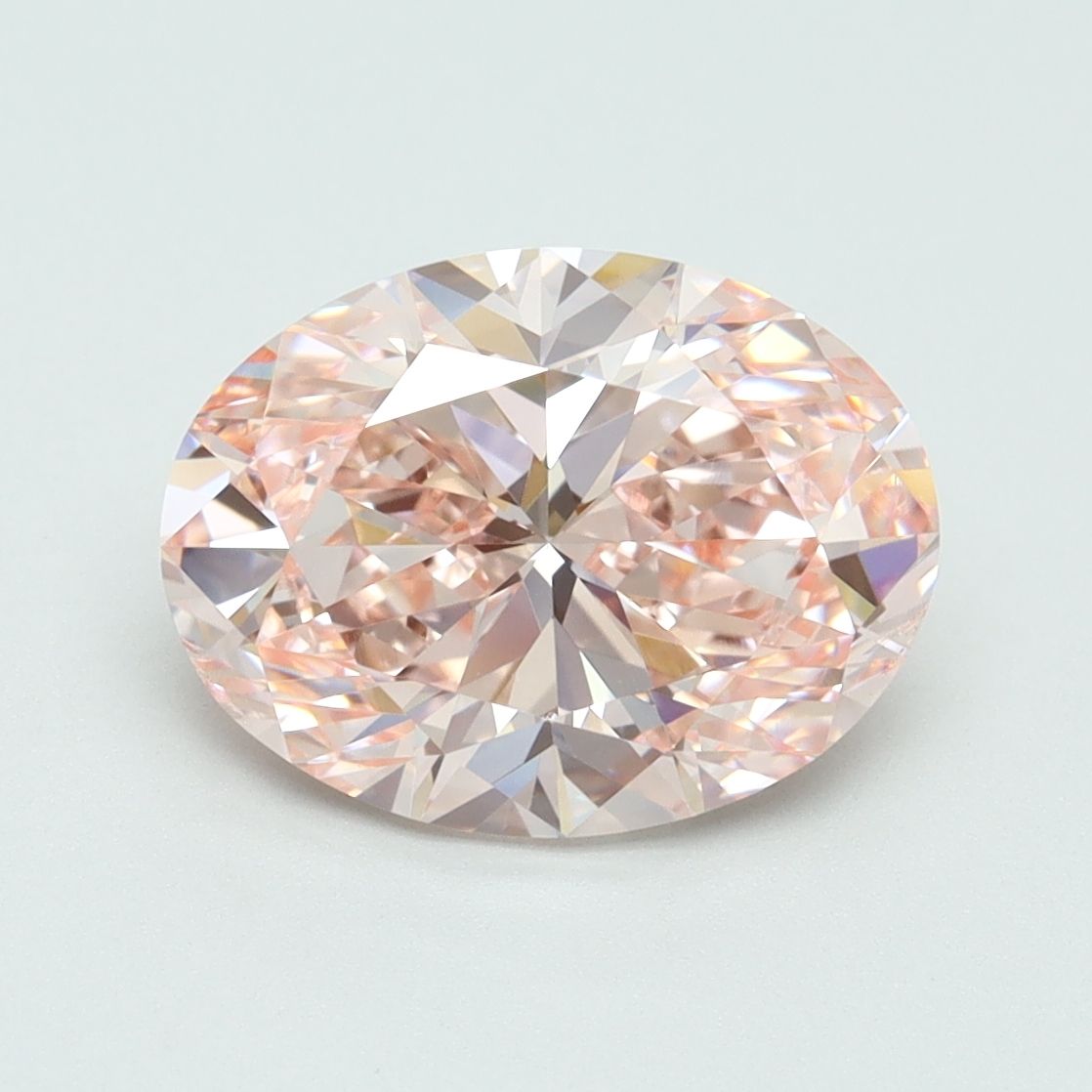 3.01 ct. oval Lab Grown Diamond front image