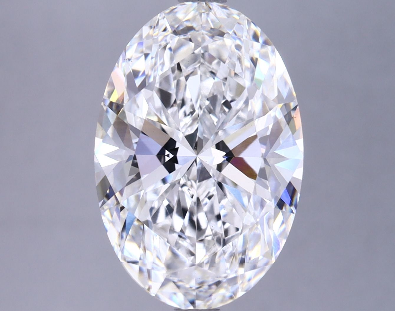 5.24 ct. oval Lab Grown Diamond front image