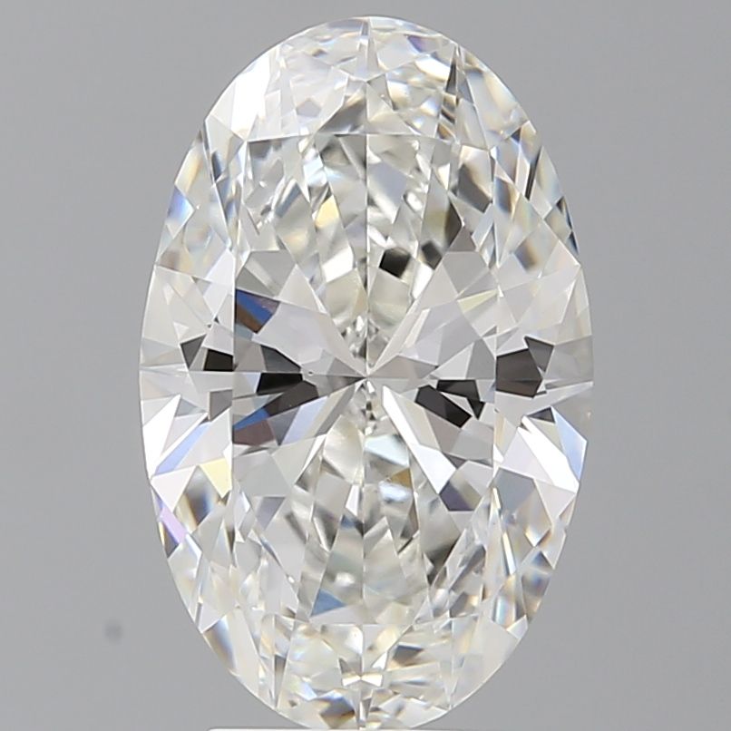 4.09 ct. oval Lab Grown Diamond front image