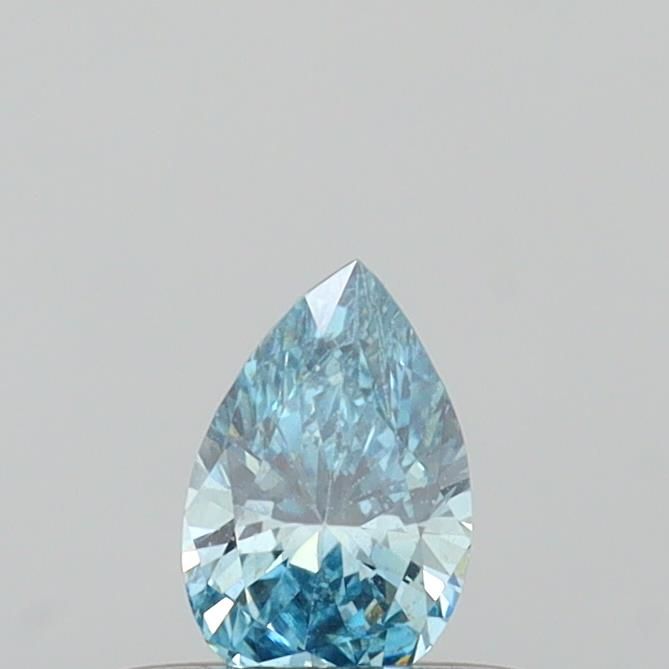 0.26 CT Fancy Vivid Blue PEAR
