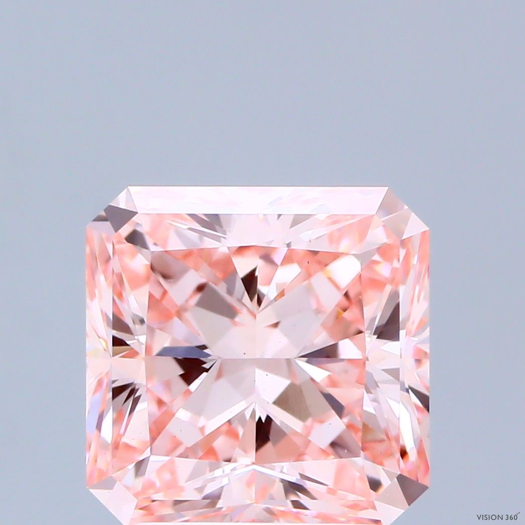 3.01 ct lab-grown Square radiant Diamond