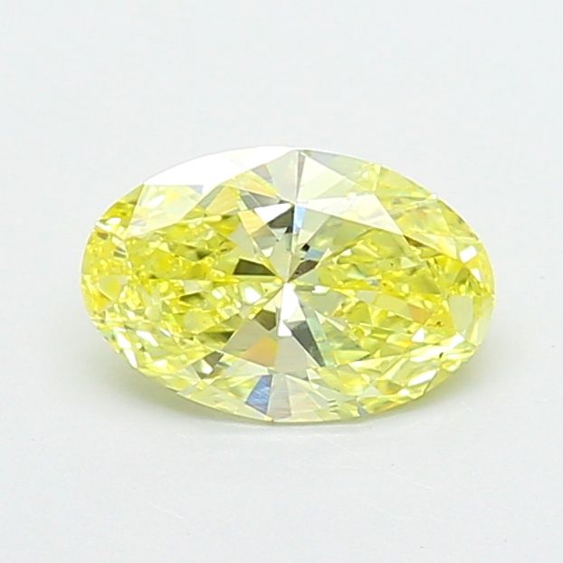 0.9 CT Fancy Intense Yellow OVAL