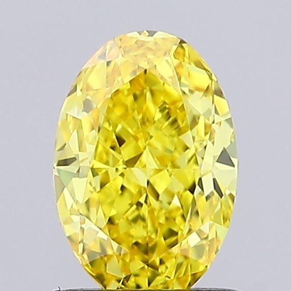 1.06 CT Fancy Vivid Yellow OVAL