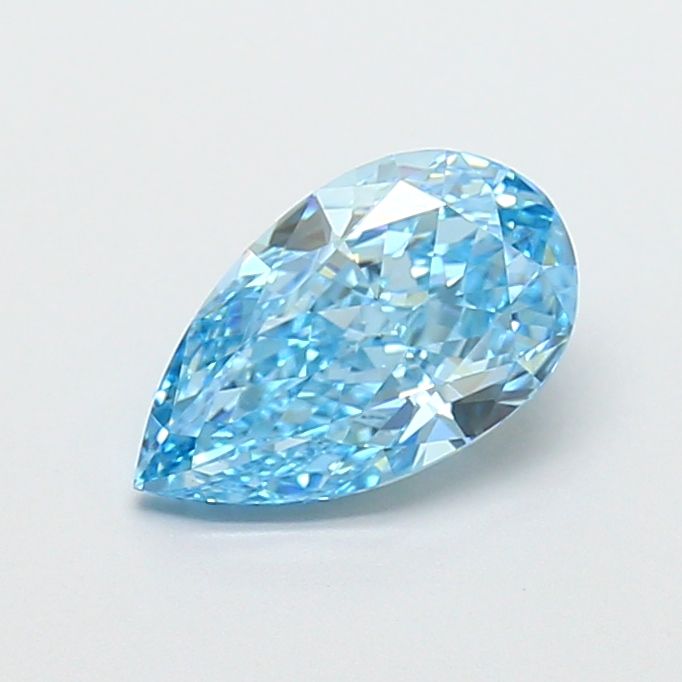 1.5 CT Fancy Vivid Blue PEAR