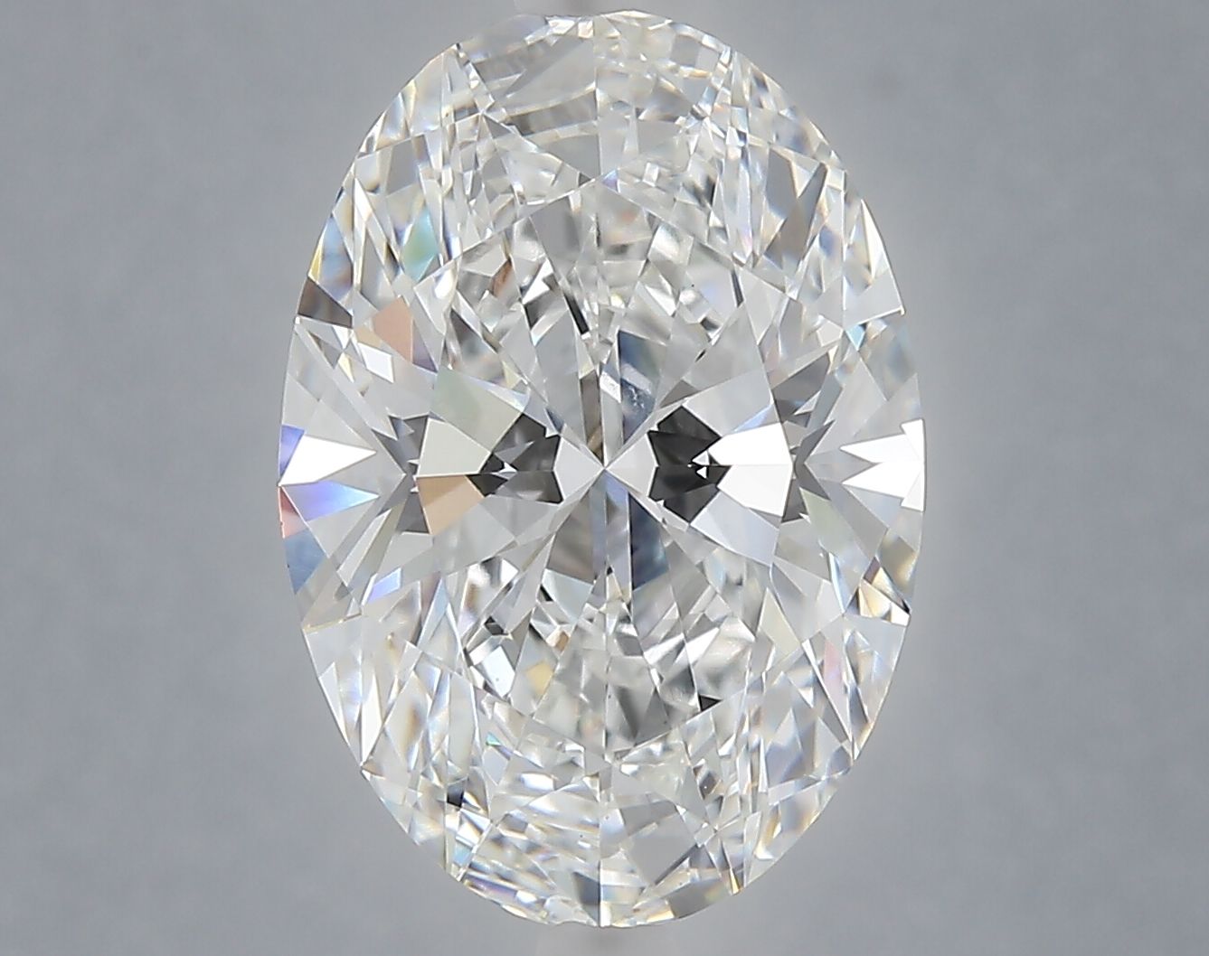 6.08 ct. oval Lab Grown Diamond front image