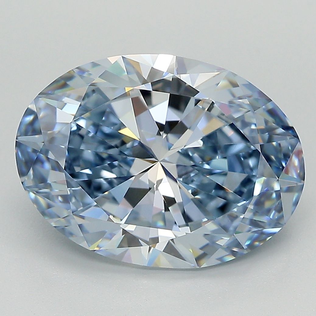 5.22 ct. oval Lab Grown Diamond front image