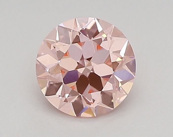 0.68 CT Fancy Vivid Pink OLD EUROPEAN CUT