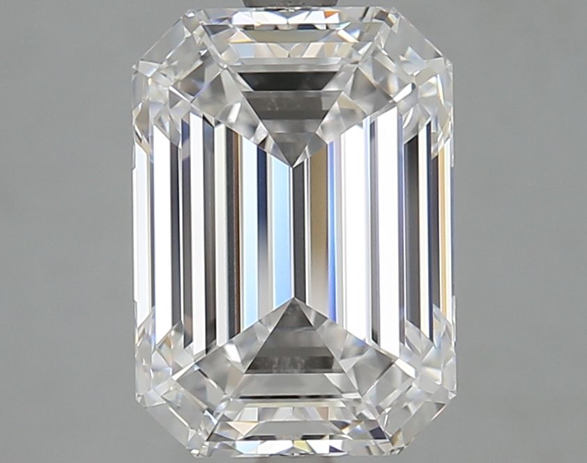 Diamant Émeraude 4.02 ct - Couleur D - Pureté VVS1