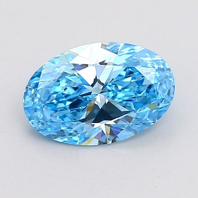 1.05 CT Fancy Vivid Blue OVAL