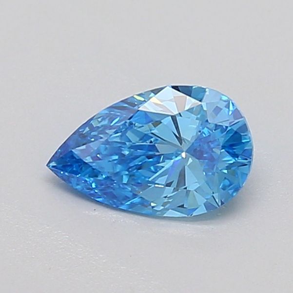 0.47 CT Fancy Vivid Blue PEAR