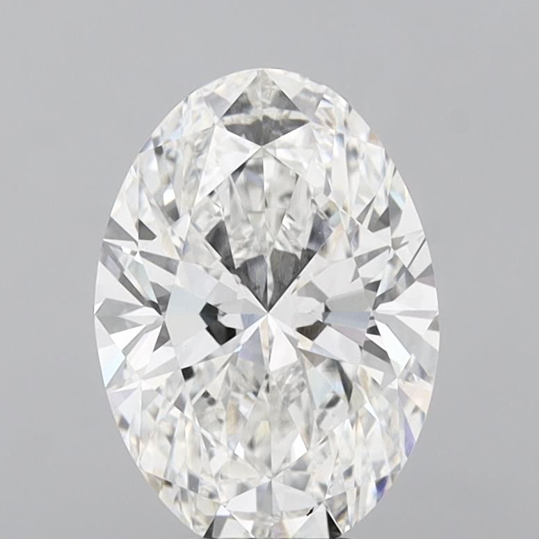6.01 ct. oval Lab Grown Diamond front image
