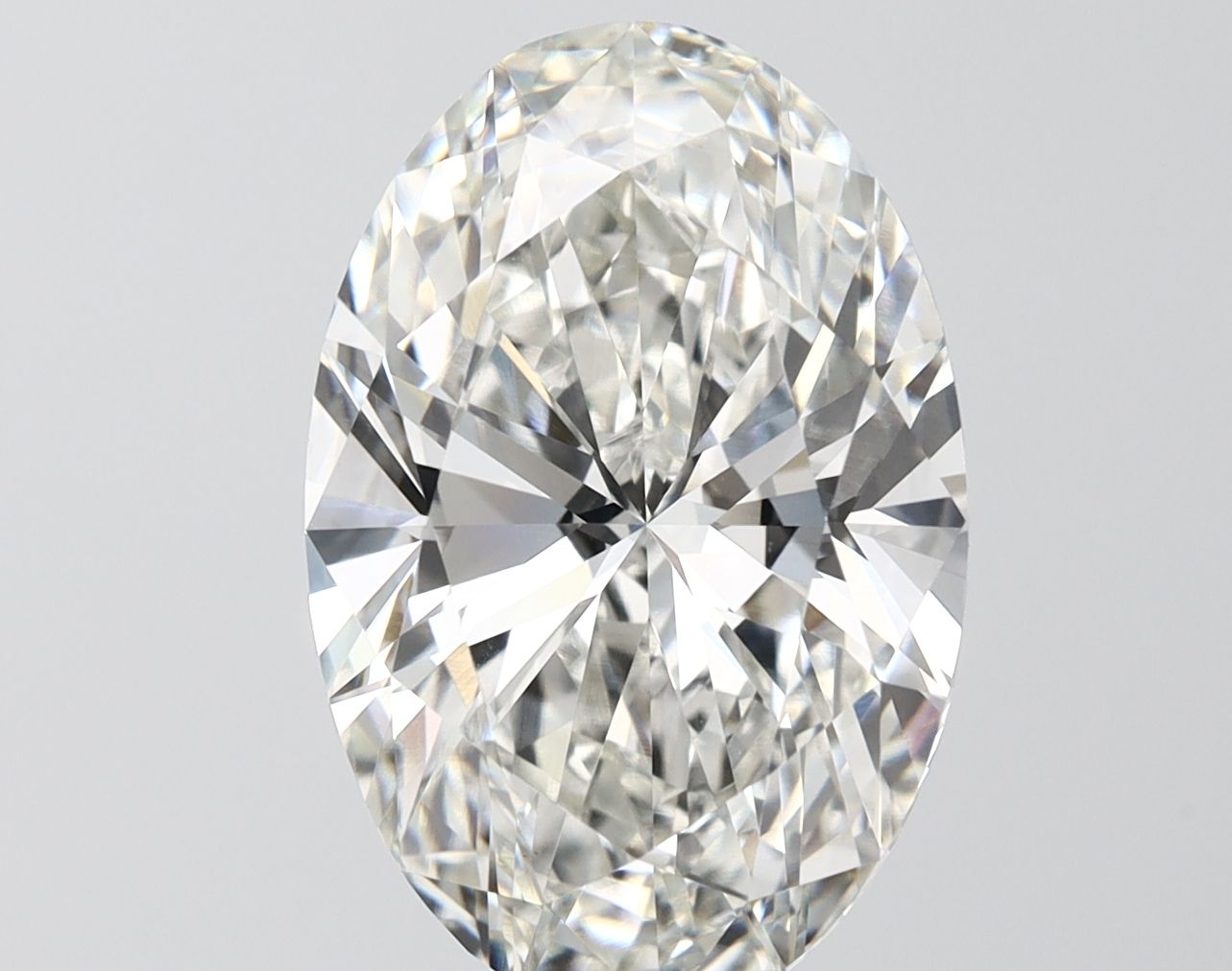 6.16 ct. oval Lab Grown Diamond front image