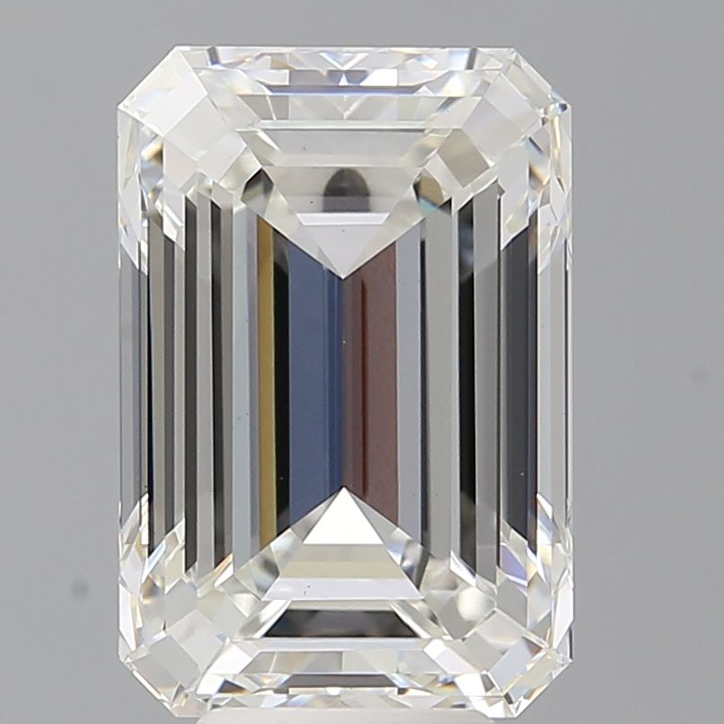 7.04 ct. emerald Lab Grown Diamond front image