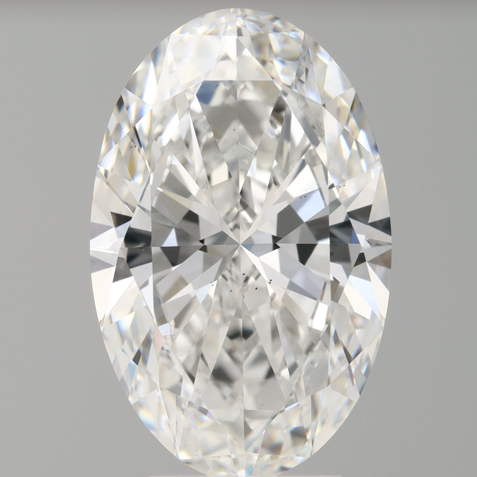 4.09 ct. oval Lab Grown Diamond front image