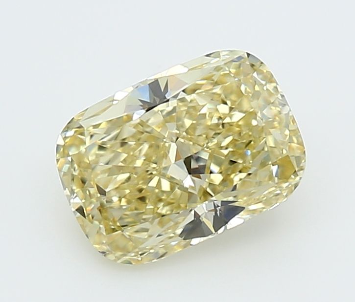 1.55 CT Fancy Yellow CUSHION MODIFIED