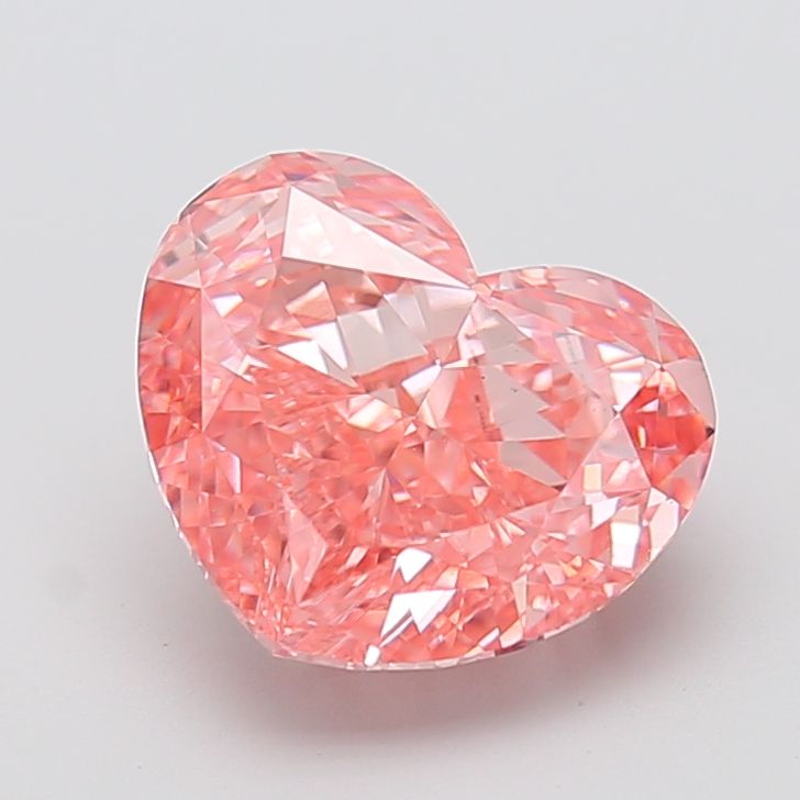 5.28 ct. heart Lab Grown Diamond front image