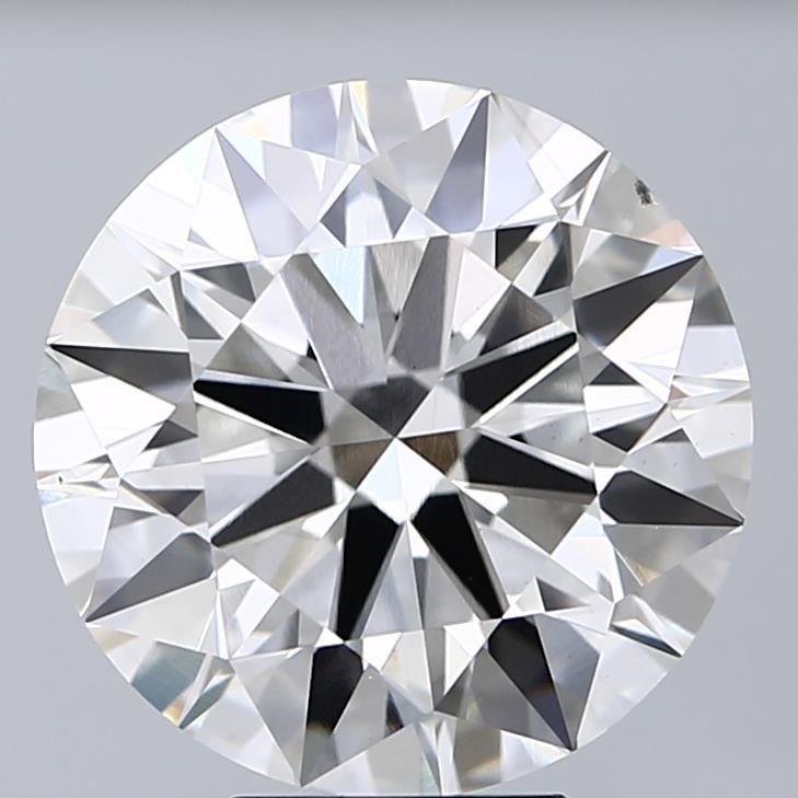 5.92 ct. round Lab Grown Diamond front image