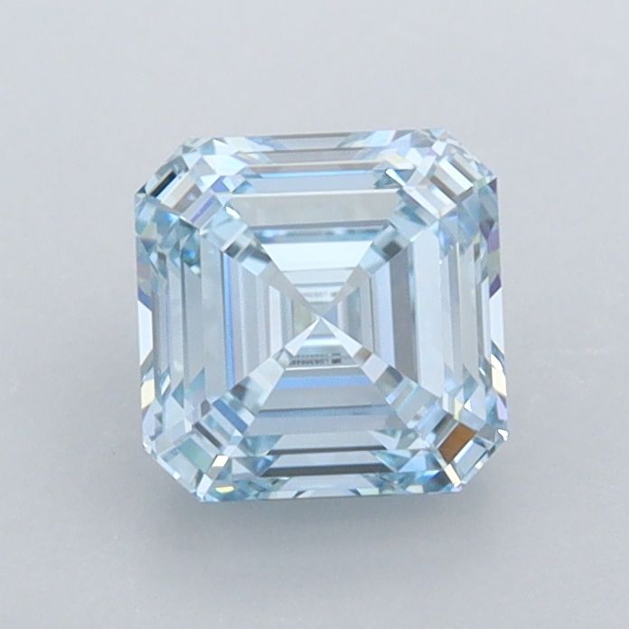 1.04 CT Fancy Intense Blue ASSCHER