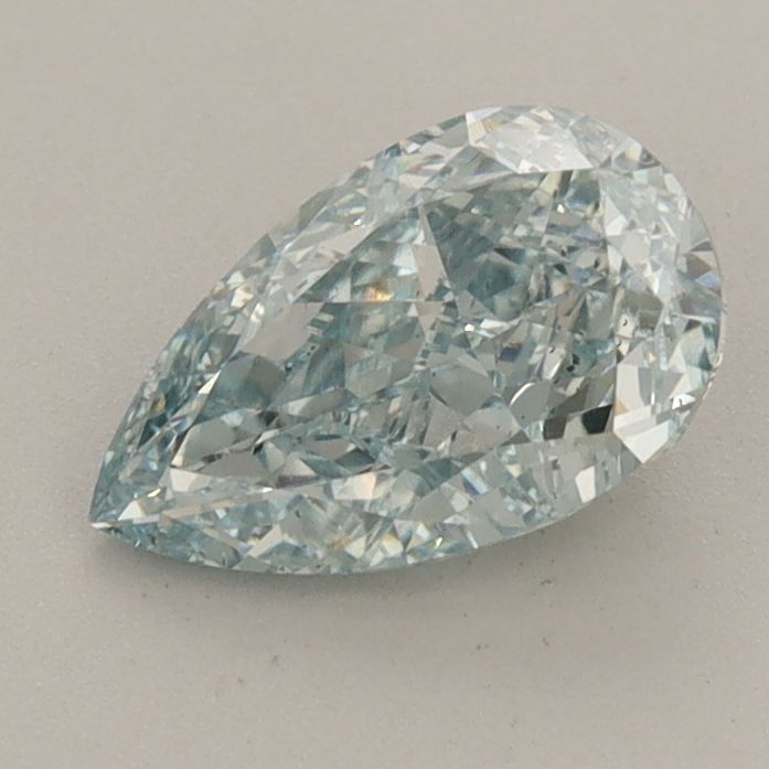 1.13 CT Fancy Intense Green Blue PEAR