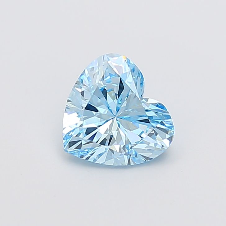 1.5 CT Fancy Vivid Blue HEART