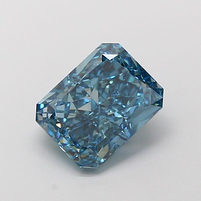 2.01 CT Fancy Vivid Greenish Blue RADIANT