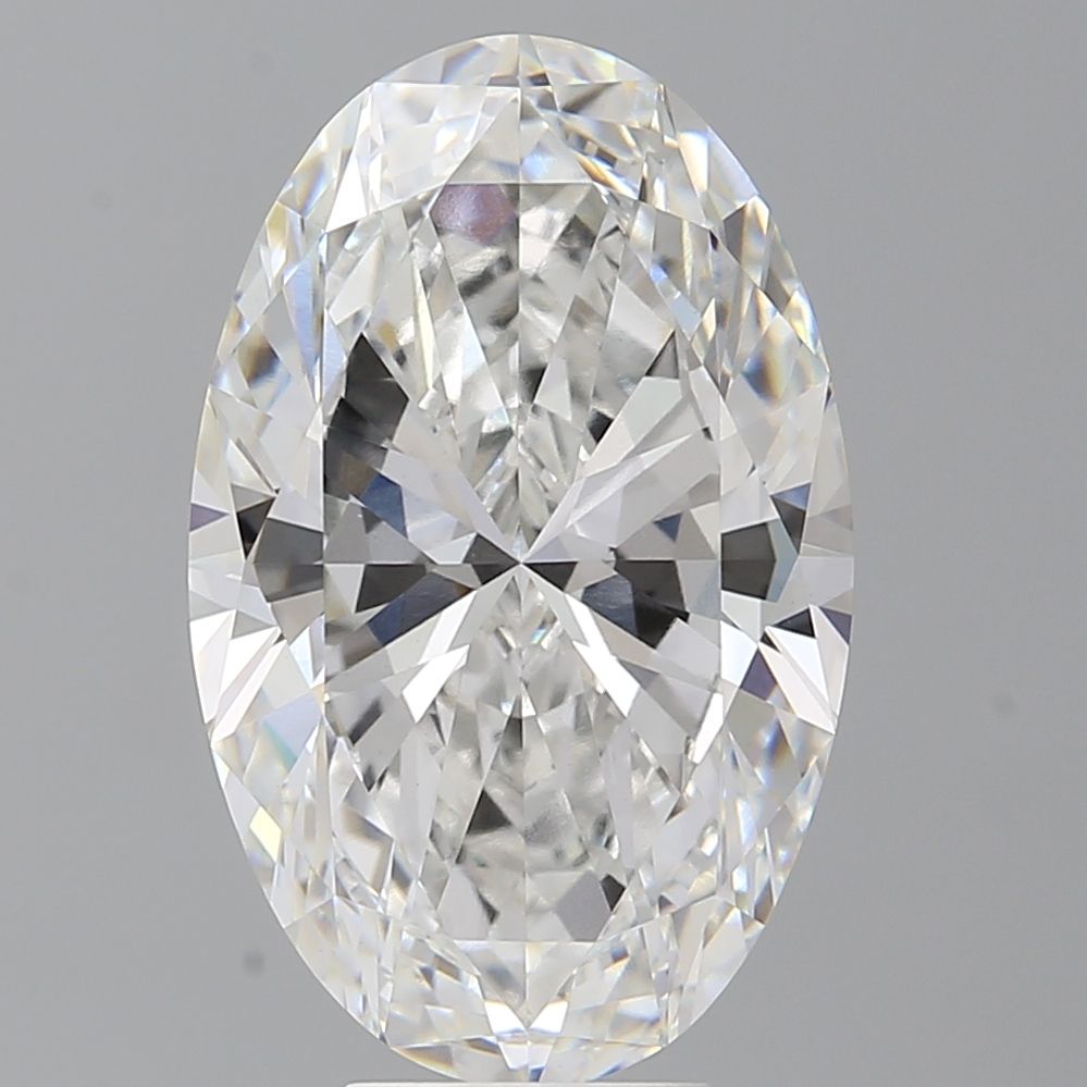 7.58 ct. oval Lab Grown Diamond front image